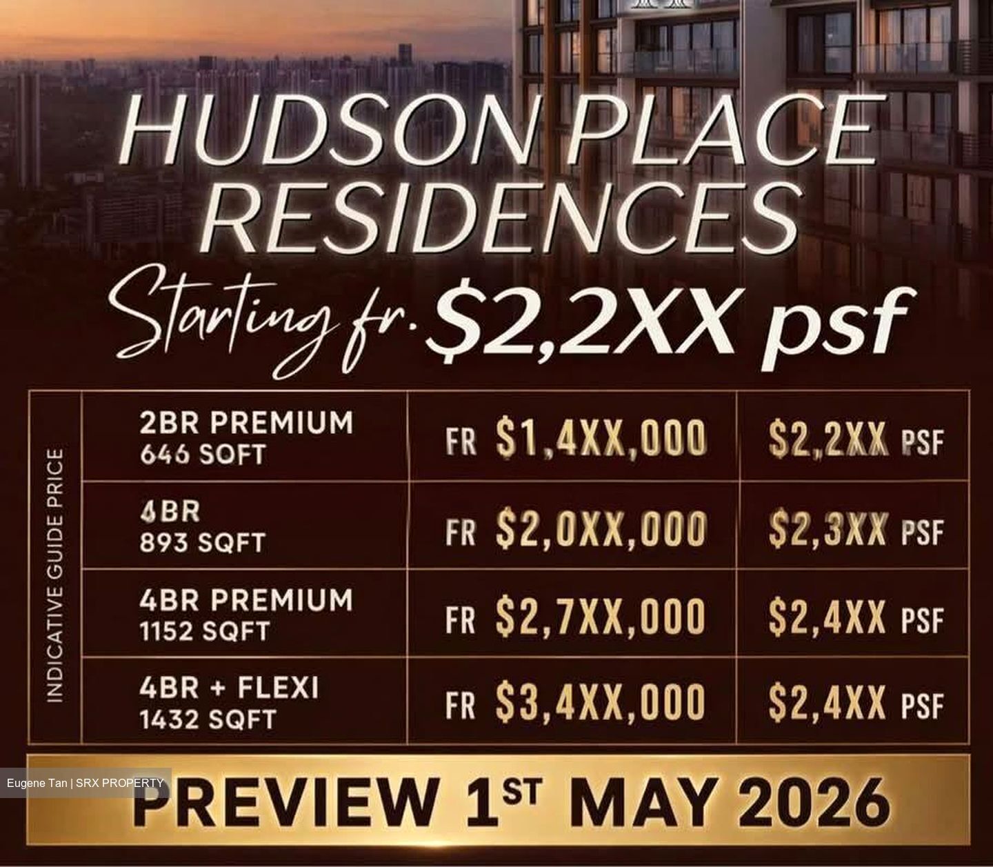 Hudson Place Residences (U/C) (D5), Apartment #610428151